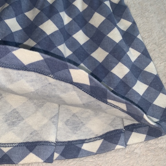 Touched by Nature 3-6M Blue Check Dress EUC Organic Cotton - Picture 4 of 8